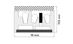 Double light guide with transmission light source