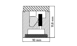 Normal single light guide structure
