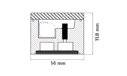 Standard single light guide structure